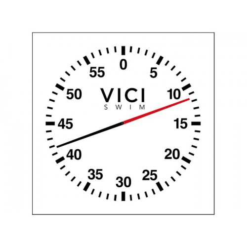 VICI PACE CLOCK - WHITE